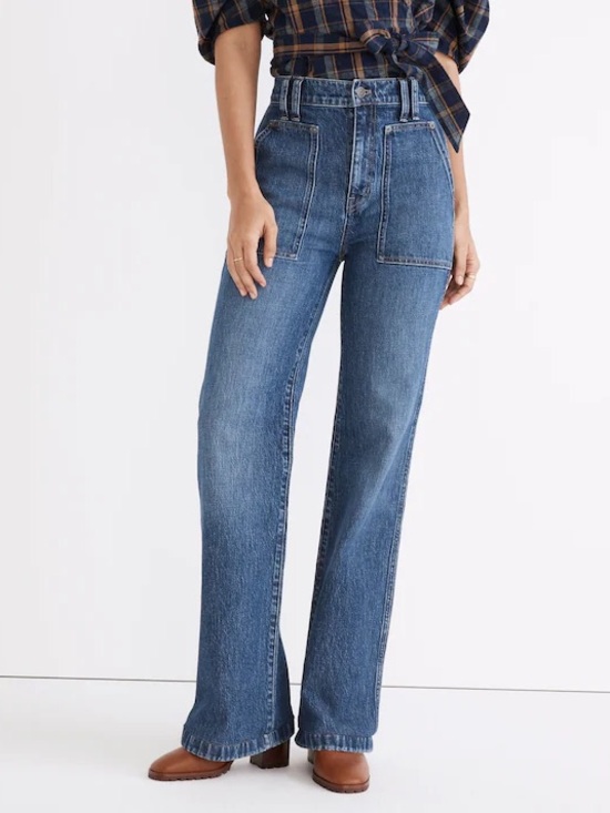 Madewell Denim - Madewell 11” High-Rise Flare Jeans size 14